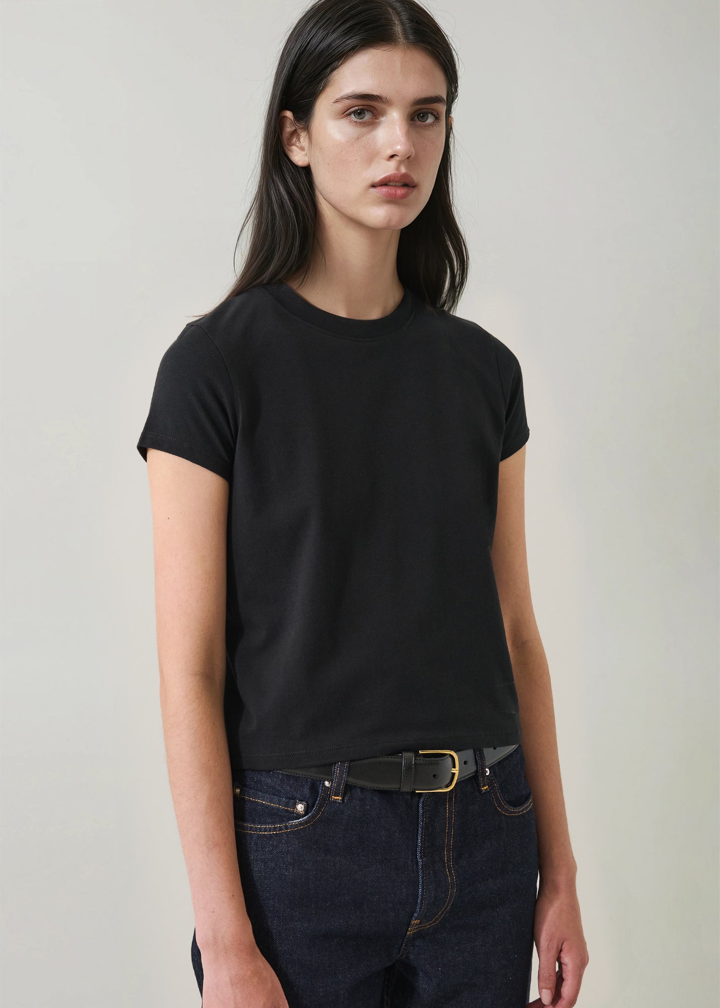 Pima Stretch Short Sleeve Baby Tee