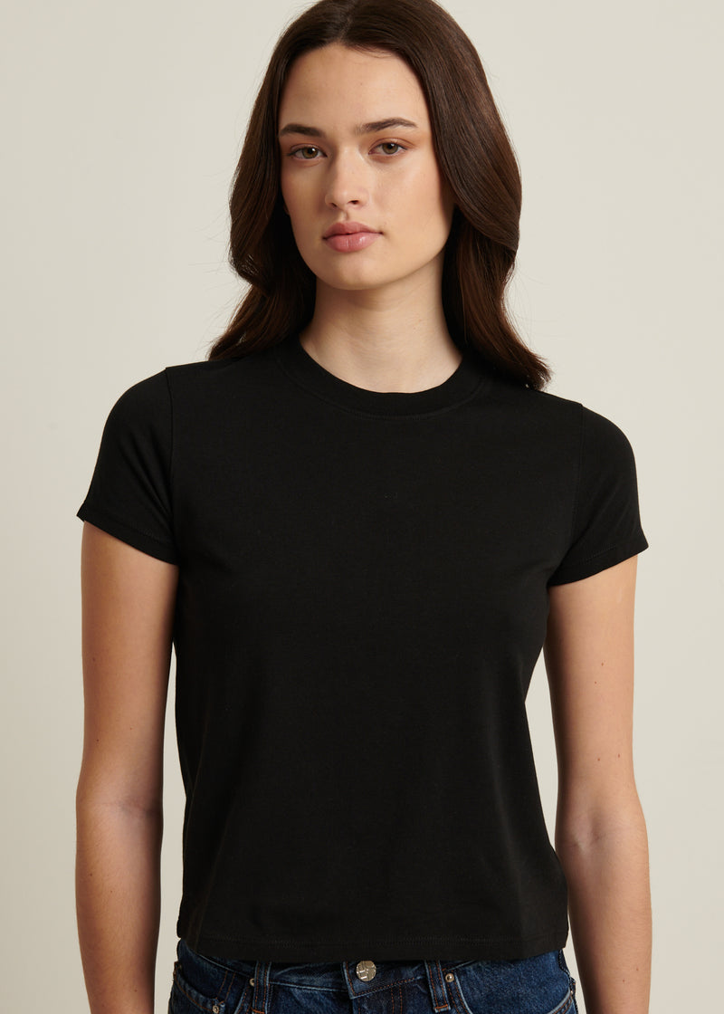 Pima Stretch Short Sleeve Baby Tee