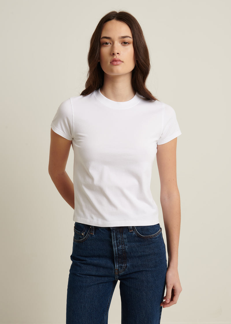 Pima Stretch Short Sleeve Baby Tee