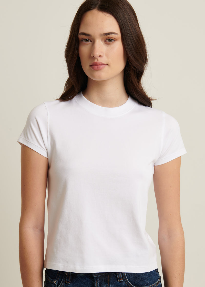 Pima Stretch Short Sleeve Baby Tee