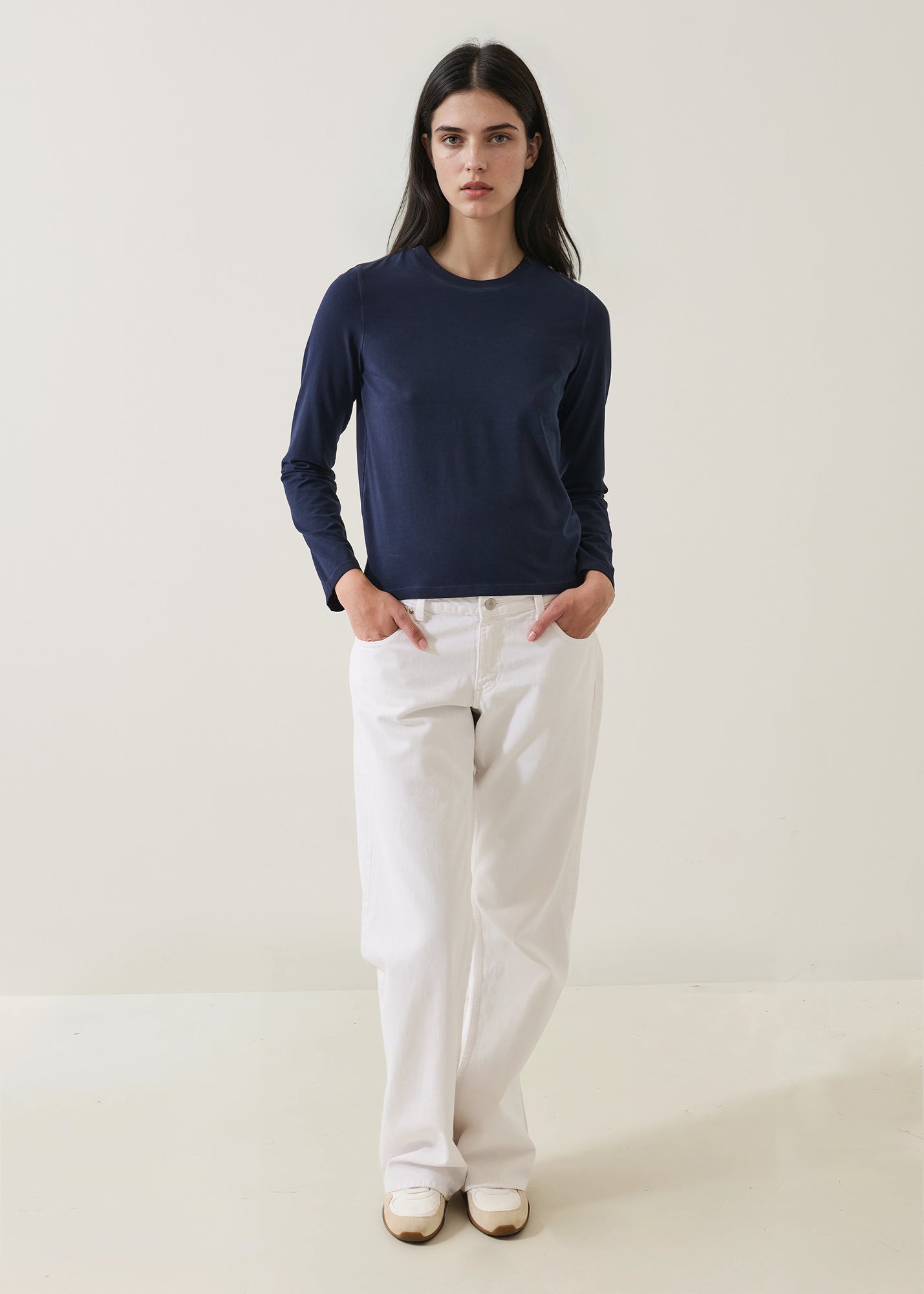 Sublime Reactive Pima Cotton Stretch Long  Sleeve Baby T-Shirt - PATRICK ASSARAF