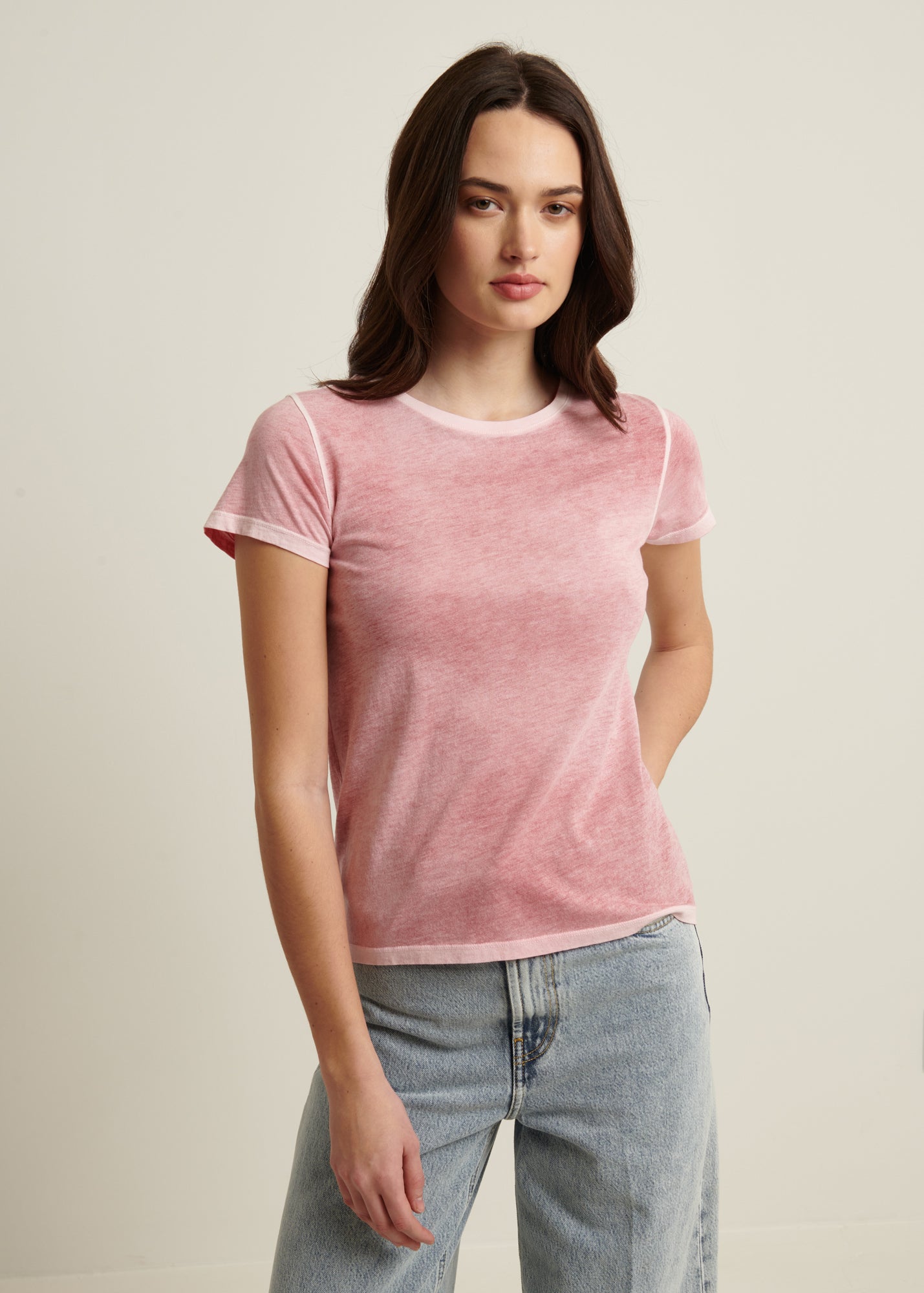 Reverse Spray Lightweight Pima Cotton T-Shirt