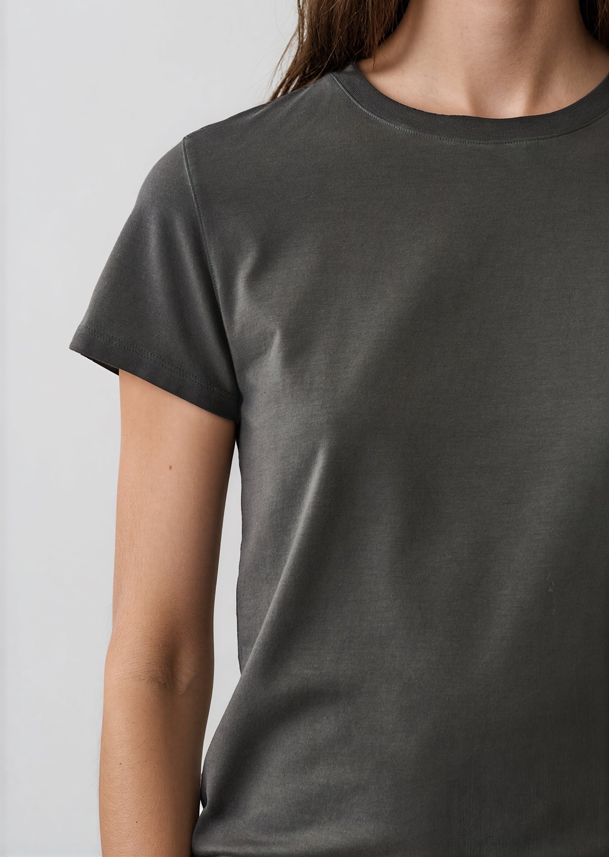 Sublime Reactive Pima Cotton Stretch Long Slim T-Shirt - PATRICK ASSARAF