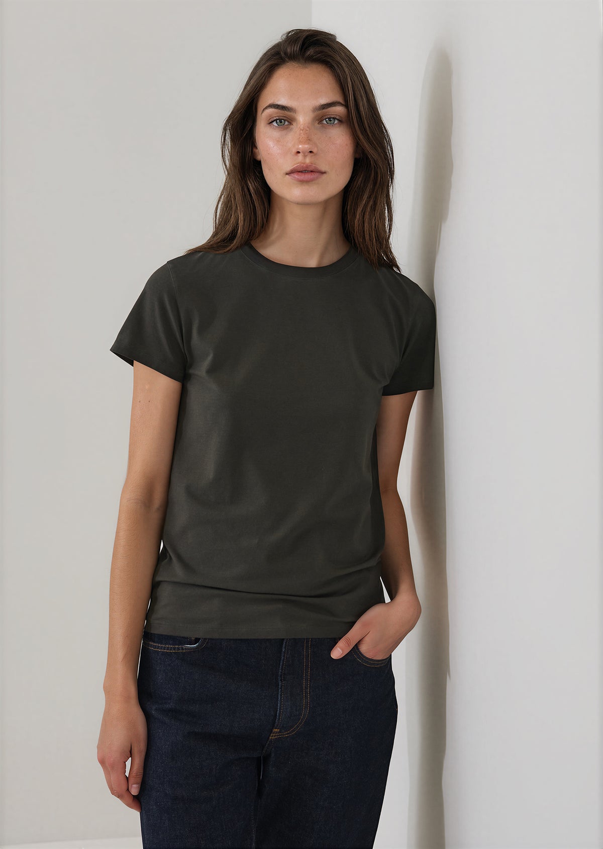Sublime Reactive Pima Cotton Stretch Long Slim T-Shirt - PATRICK ASSARAF