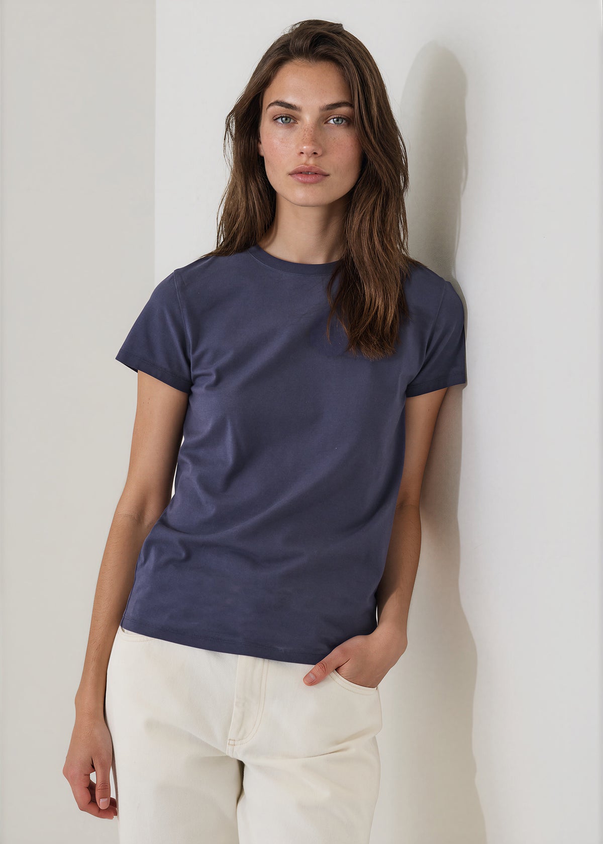 Sublime Reactive Pima Cotton Stretch Long Slim T-Shirt - PATRICK ASSARAF