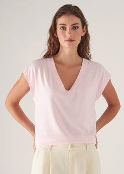 Sublime Reactive Pima Cotton Stretch Dolman V-Neck