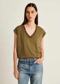 Sublime Reactive Pima Cotton Stretch Dolman V-Neck