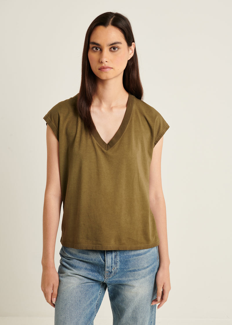 Sublime Reactive Pima Cotton Stretch Dolman V-Neck