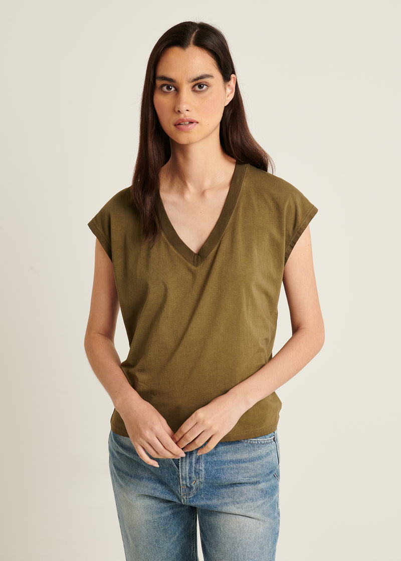 Sublime Reactive Pima Cotton Stretch Dolman V-Neck