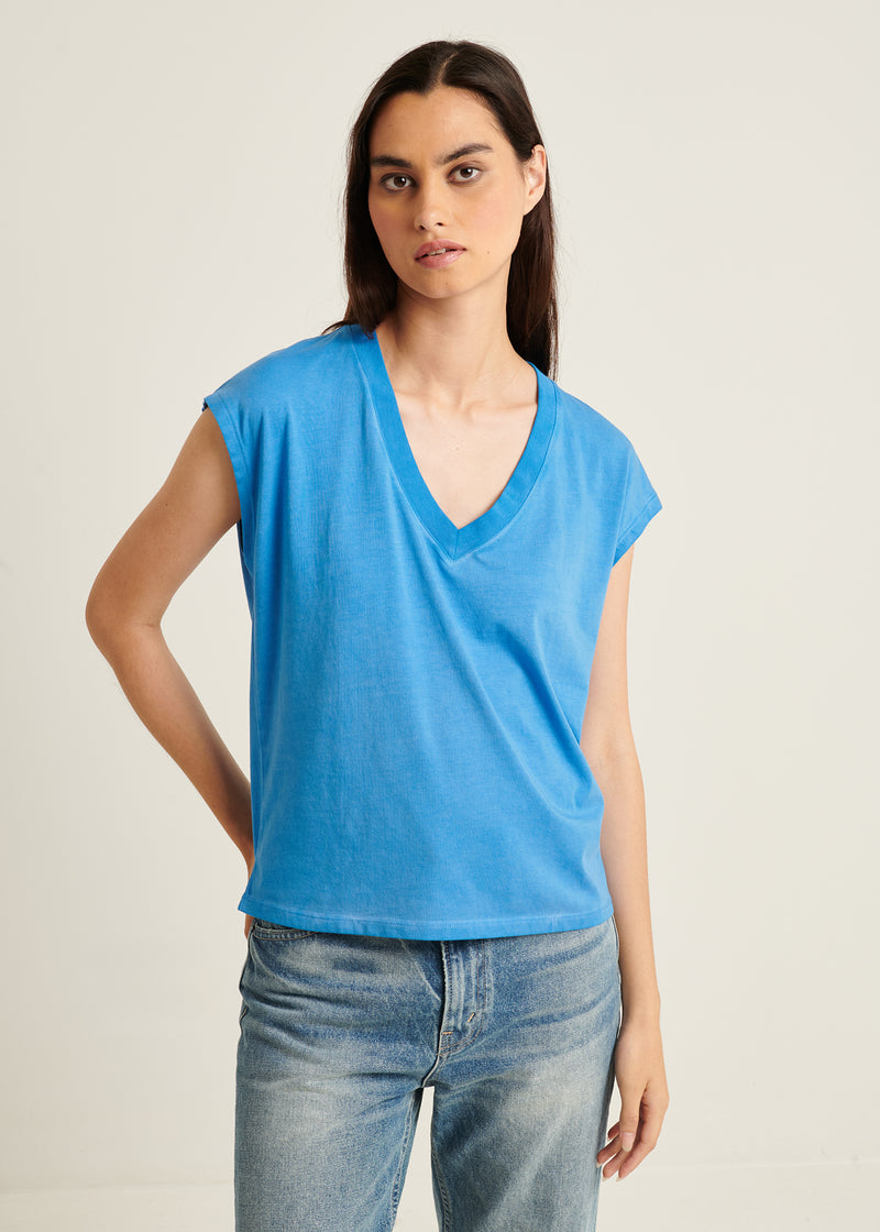 Sublime Reactive Pima Cotton Stretch Dolman V-Neck