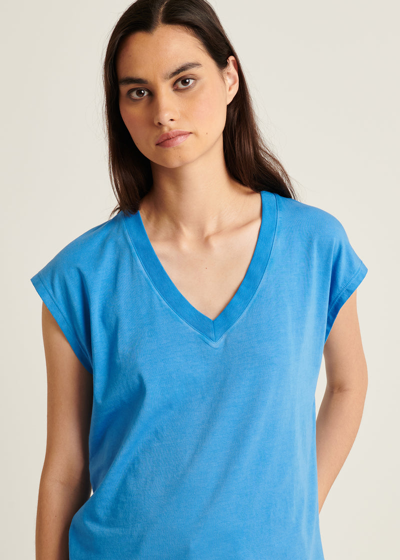 Sublime Reactive Pima Cotton Stretch Dolman V-Neck