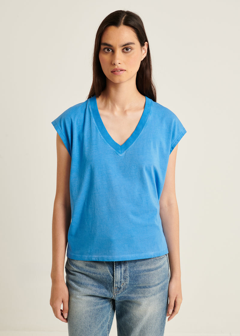 Sublime Reactive Pima Cotton Stretch Dolman V-Neck