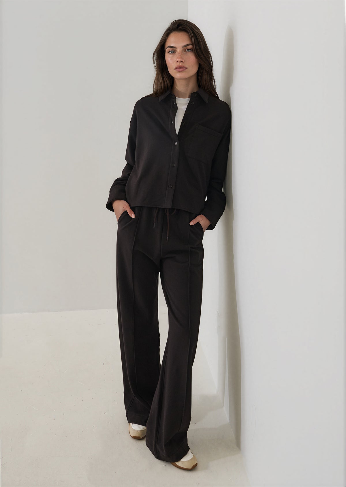 Brushed French Terry Boxy Shirt - PATRICK ASSARAF