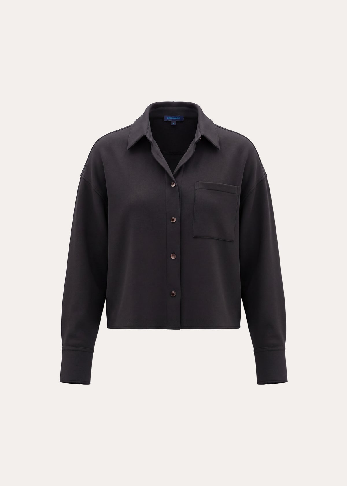 Brushed French Terry Boxy Shirt - PATRICK ASSARAF