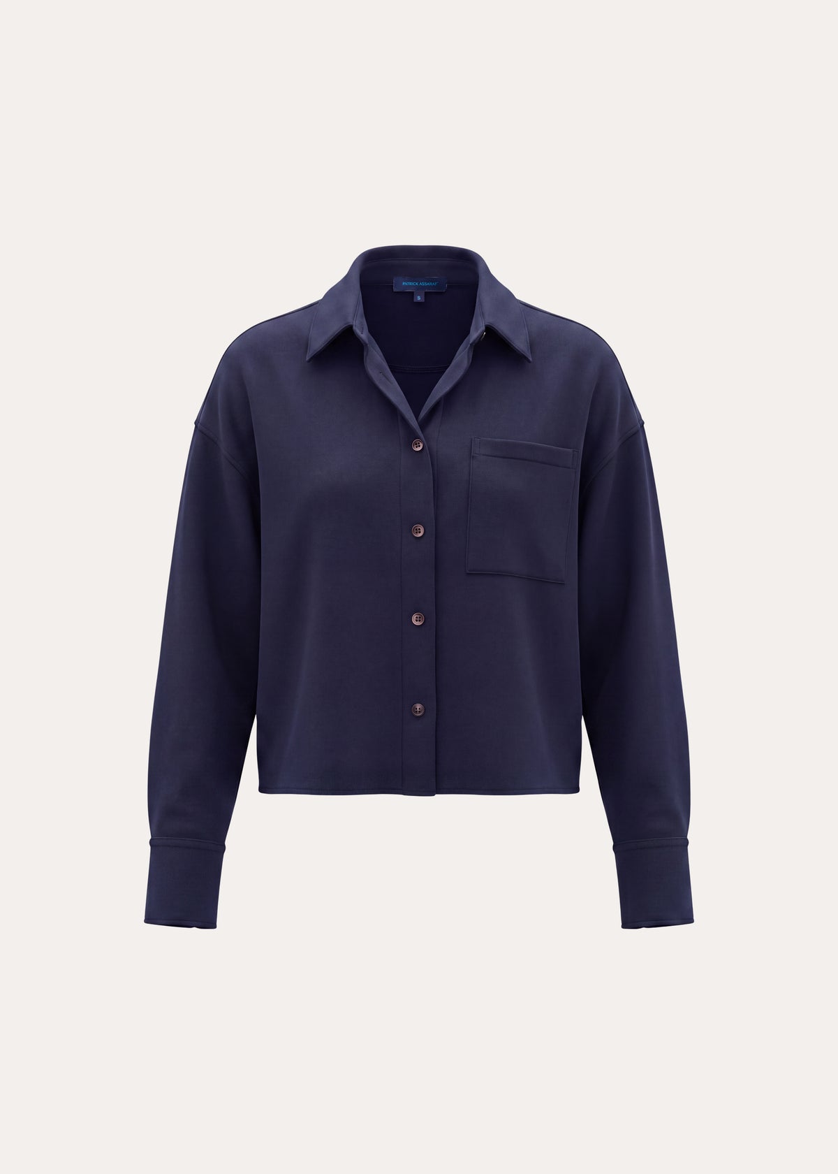 Brushed French Terry Boxy Shirt - PATRICK ASSARAF