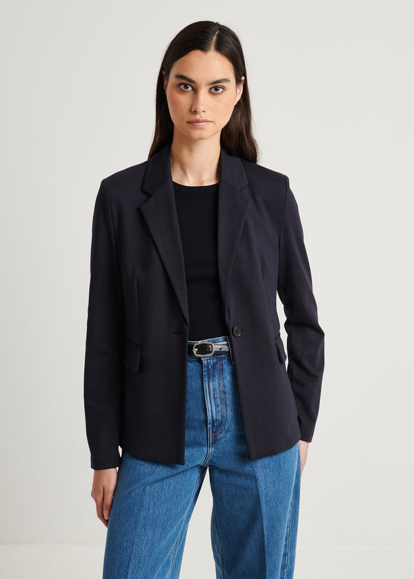 Ponte Single Breasted Blazer