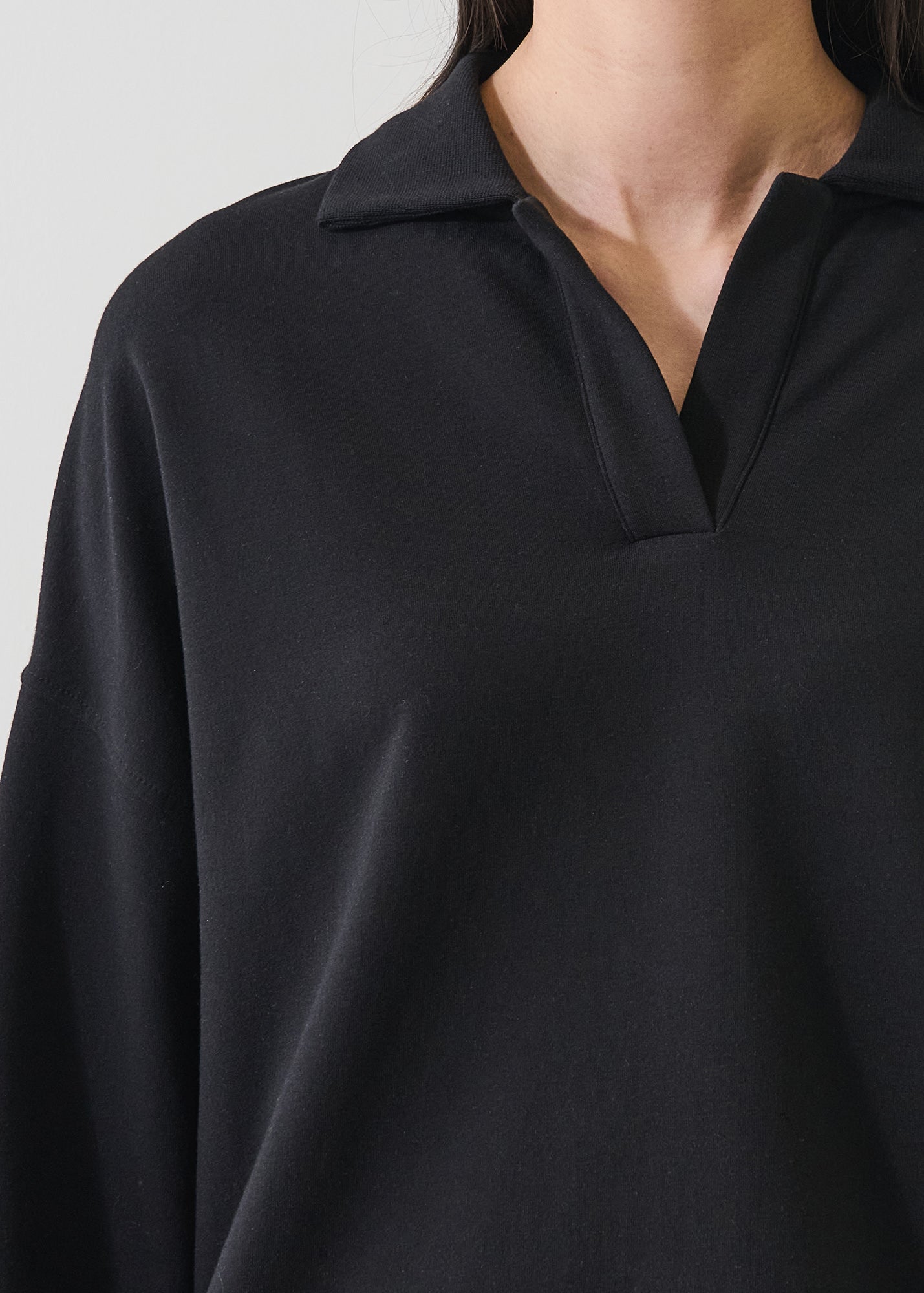 Pima Cotton French Terry 
Relaxed Polo - PATRICK ASSARAF