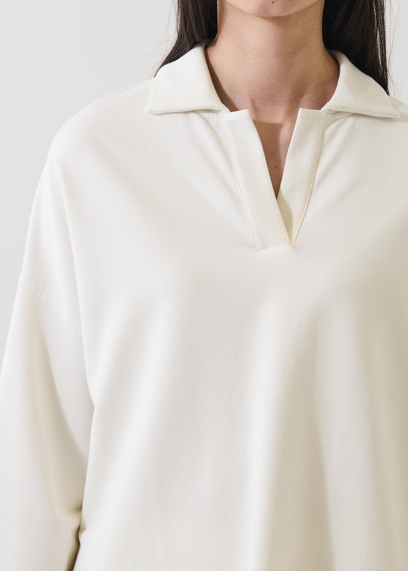 Pima Cotton French Terry 
Relaxed Polo - PATRICK ASSARAF