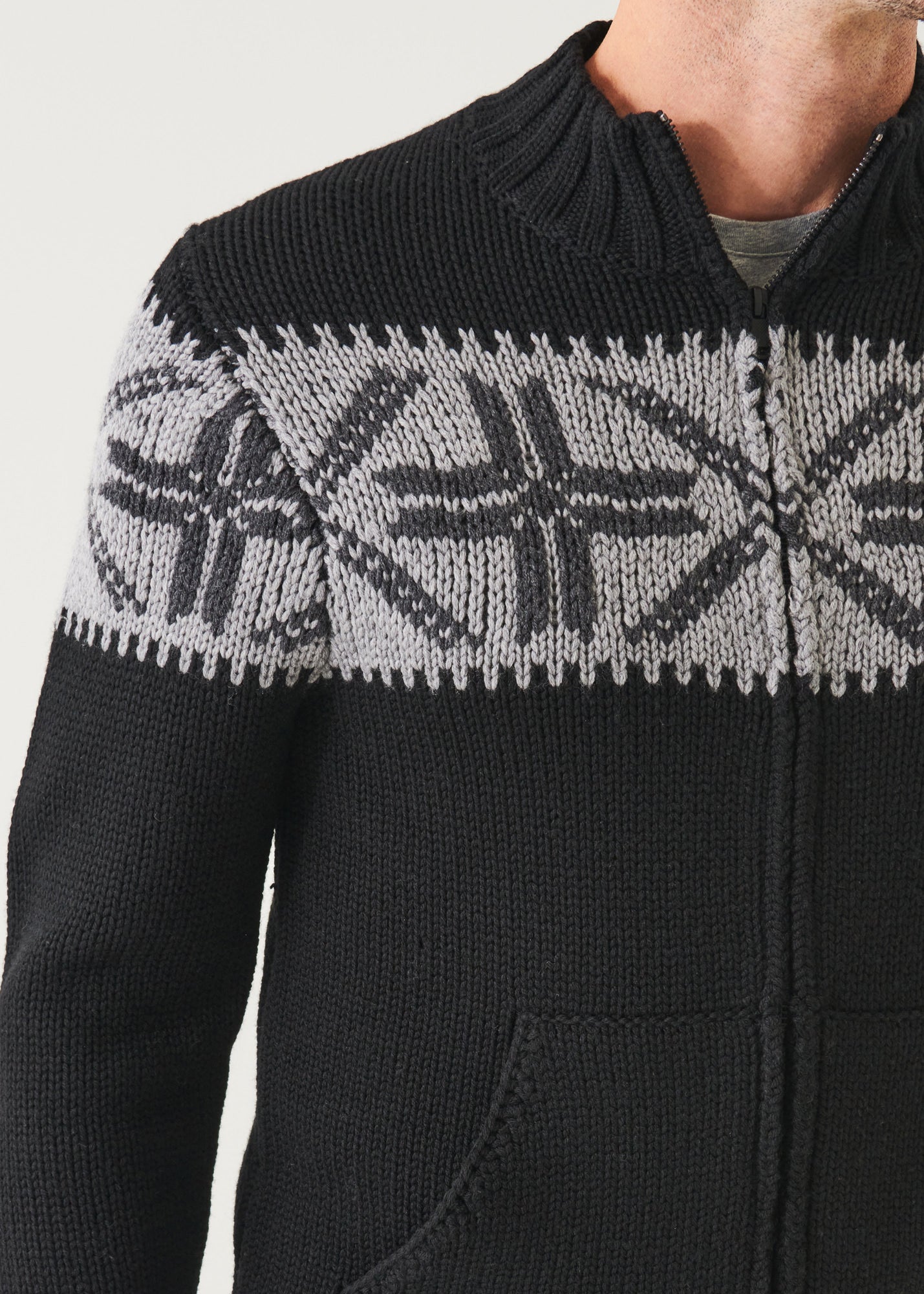 FAIRISLE ZIP-UP CARDIGAN | PATRICK ASSARAF.