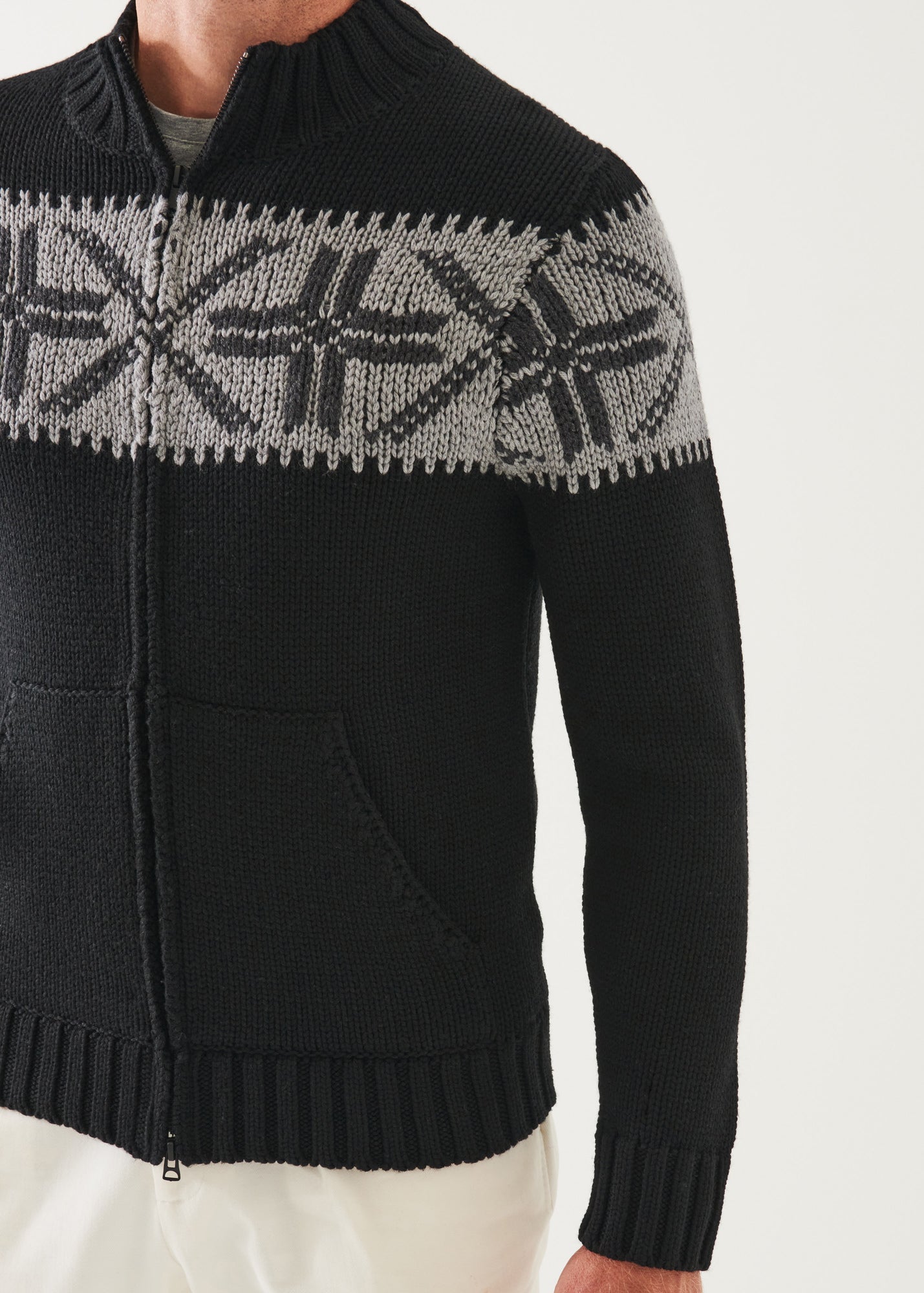 FAIRISLE ZIP-UP CARDIGAN | PATRICK ASSARAF.