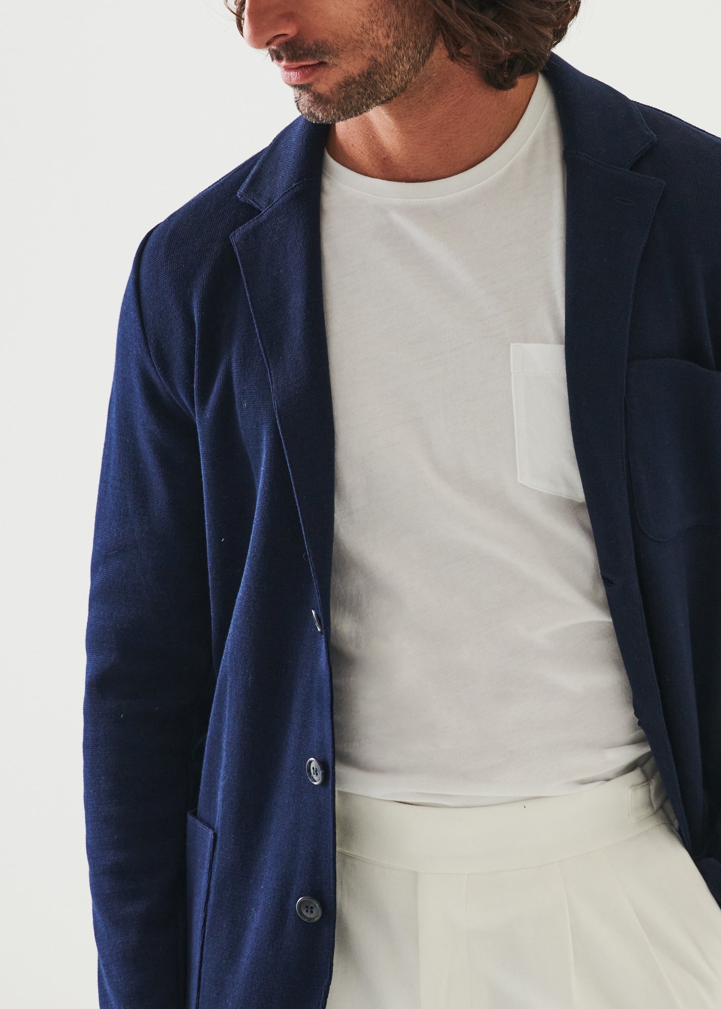 COTTON SWEATER JACKET PATRICK ASSARAF