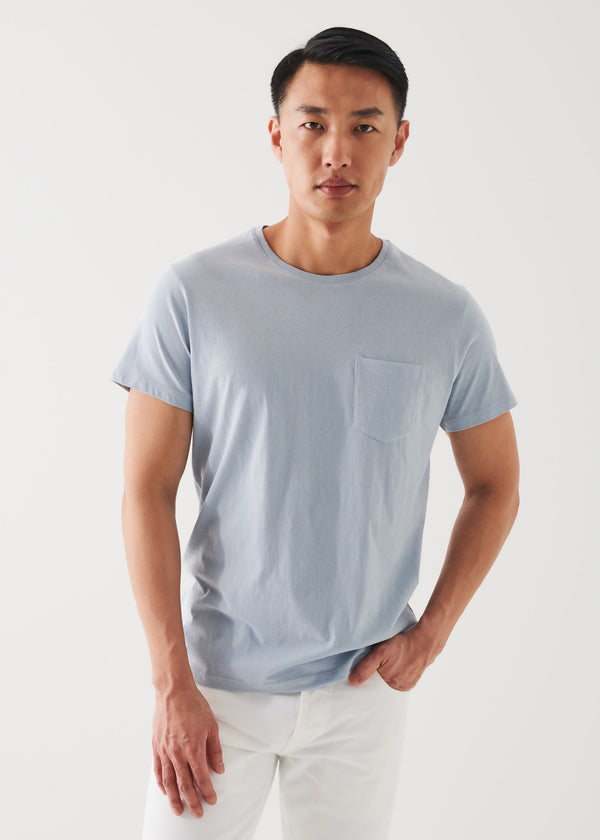 LIGHTWEIGHT PIMA COTTON POCKET T-SHIRT | PATRICK ASSARAF.