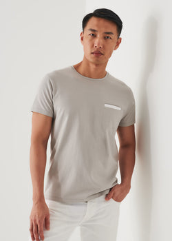 PIMA COTTON STRETCH POCKET T-SHIRT | PATRICK ASSARAF.