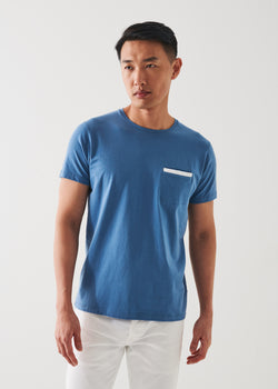 PIMA COTTON STRETCH POCKET T-SHIRT | PATRICK ASSARAF.