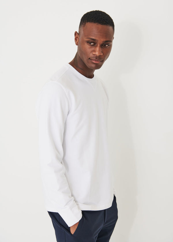 PIMA COTTON FRENCH TERRY SWEATSHIRT | PATRICK ASSARAF.