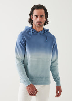 PIMA COTTON FRENCH TERRY DEGRADE POPOVER HOODIE