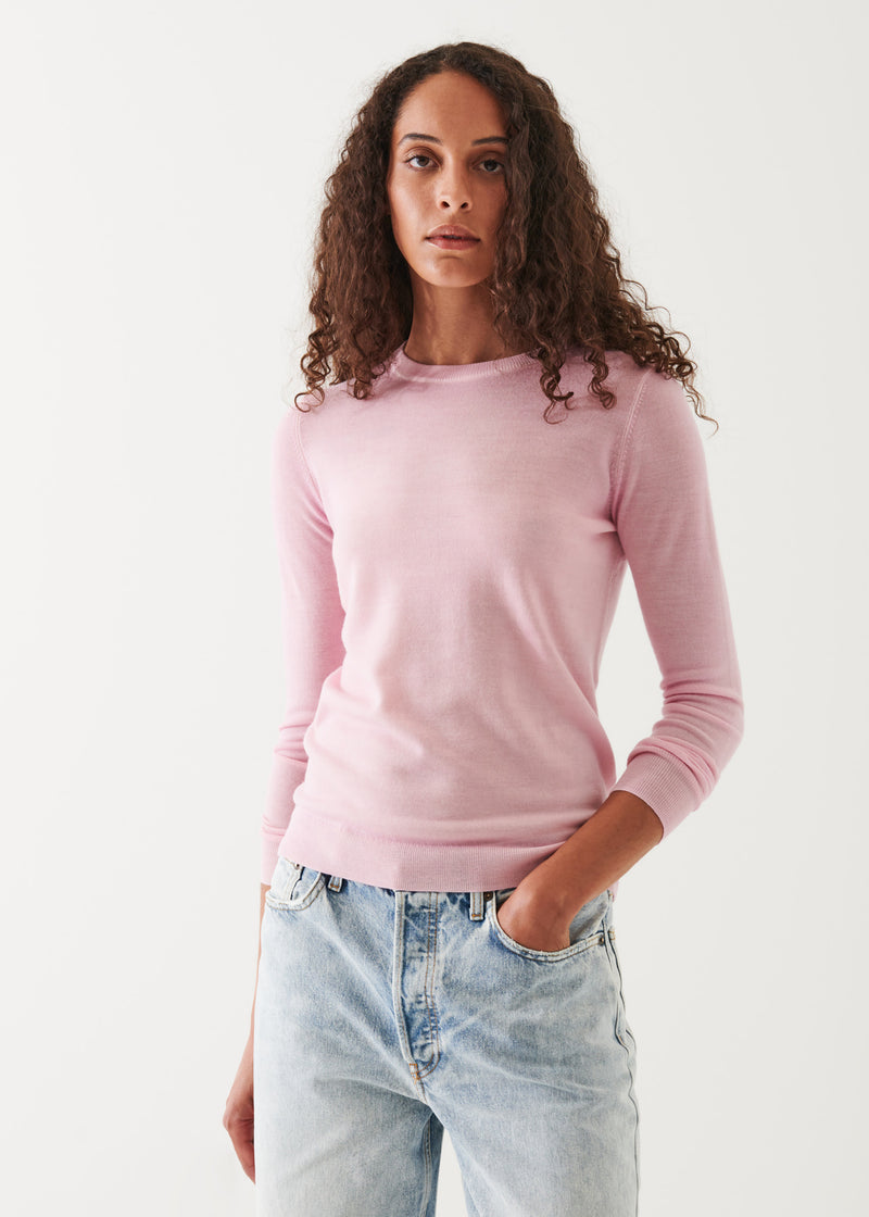 SUPERFINE MERINO SUNFADE CREWNECK