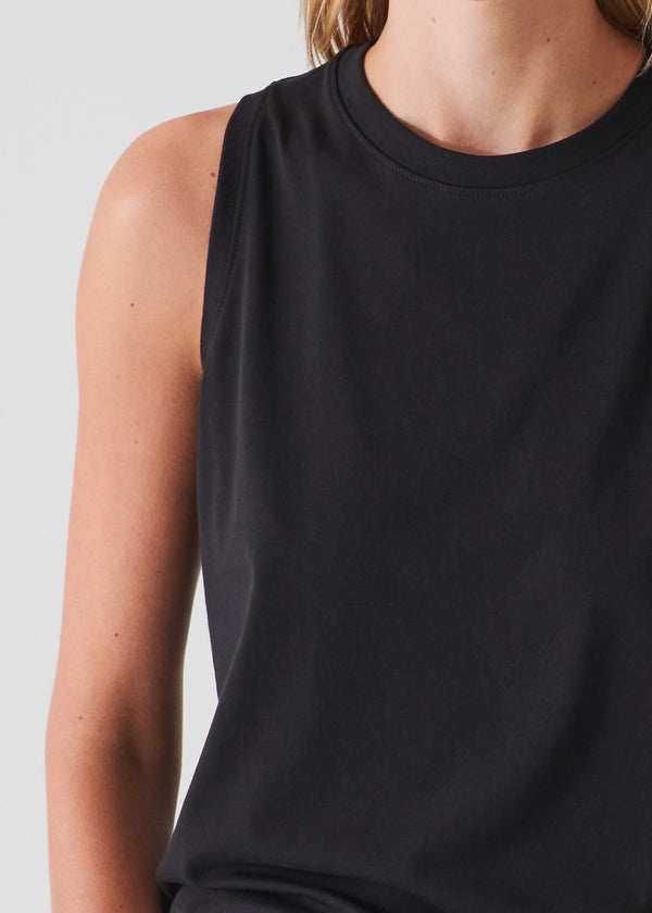 PIMA COTTON STRETCH BOYFRIEND TANK | PATRICK ASSARAF.